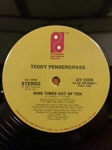 ★隠れた名曲！★Teddy Pendergrass / This Gift Of Life , Nine Times Out Of Ten ★ Larry Levan Loft DJ Harvey Disco Deep House