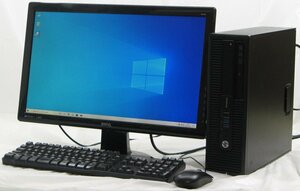 HP EliteDesk 705 G1 SFF-3100 ■ 22インチ 液晶セット ■ AMD A8 Pro-7600B/DVDマルチ/Windows10 デスクトップ