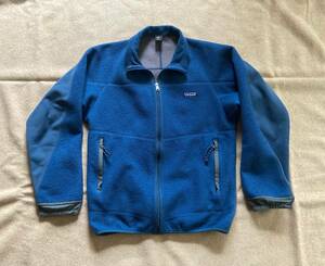 FA99. patagonia Made in USA パタゴニア フリース アメリカ製 vintage 青 ビンテージ 1999年製 ミドルレイヤー 90s 