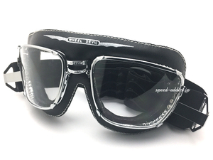 baruffaldi SUPERCOMPETITION GOGGLE BLACK/バルファルディスーパーコンペティションゴーグル黒ブラックレトロクラシックカーオープンカー