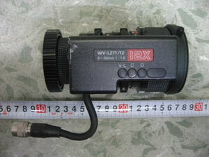 パナソニック レンズ◆WV-LZ71/12　8～96mm、1：1.6　12×◆業務用ビデオカメラ WV-F70で