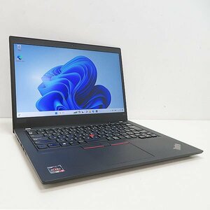 ▽Lenovo ThinkPad X13(20UG)AMD Ryzen 5 PRO-4650U/8GB/SSD256GB(M.2)/Win11Pro/WLAN/WEBカメラ/Bluetooth ACアダプー付属