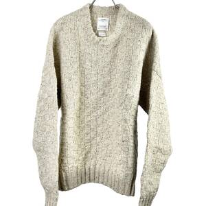 VISVIM(ビズビム) AMPLUS CREW WEAVE KNIT Longsleeve T Shirt 22AW (beige)