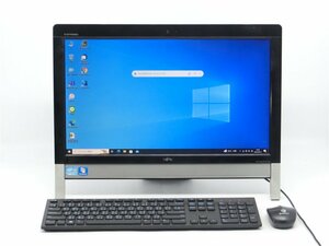 中古 一体型パソコン Windows10+office FMV　FH56/GD core i7-2670QM/新品SSD512GB/メモリ8GB/無線内蔵/USB3.0/21.5インチ　送料無料