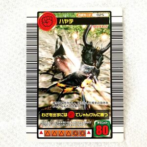 j36)甲虫王者 ムシキング ハヤテ 2005ファースト＋ わざカード 025 ダゲキわざ グー トレーディングカード 平成 レトロ リバイバル