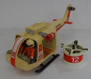◎ジャンク Playmobil プレイモービル ヘリコプター 欠品、汚れ、使用感有 現状