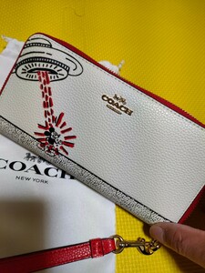 COACH コーチ 財布 ミッキー キースヘリング 新品未使用 ディズニー コラボ