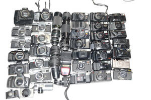 フィルムカメラ コンパクトフィルムカメラ レンジファインダー まとめて まとめ売り 色々 大量 ジャンク#0700004
