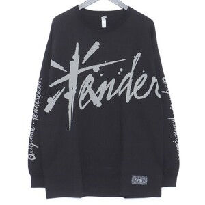 TENDERLOIN LONG SLEEVE TEE 2D XLサイズ ブラック テンダーロイン ロングスリーブTシャツ ブランドロゴ プリント ロンT