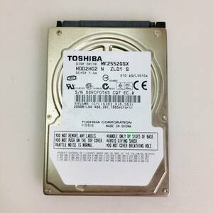 □11539時間 TOSHIBA MK2552GSX 2.5インチHDD 『正常判定』 250GB