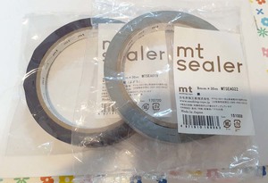 【 新品 レア 】 マスキングテープ mt sealer 2本 セット 葡萄 銀 大きめ紙管