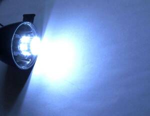 ＜LEDS06W-008＞ ２個セット LED ウインカー・テールランプ用 （白色 ・6000K) シングル球 S25 ＜BA15ｓ＞「12V 10W電球　置換え」