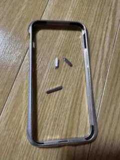 Deff CLEAVE アルミバンパー iPhone12 mini シルバー