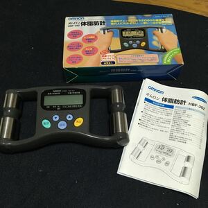 OMRON オムロン ハンディ 体脂肪計 HBF-302 健康 器具 家電 現状品 箱説付き