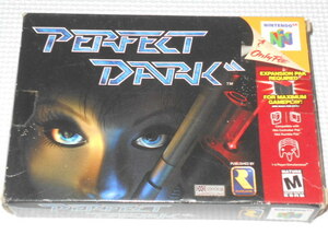 N64★PERFECT DARK 海外版 北米版 端子清掃済★箱付・説明書付・ソフト付