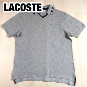 LACOSTE ラコステ 半袖ポロシャツ 6 グルー ティプライン ワニ