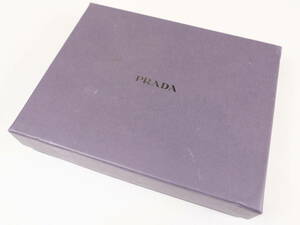 中古空き箱★PRADA プラダ サフィアーノ 財布用 ケース 155×125×38mm