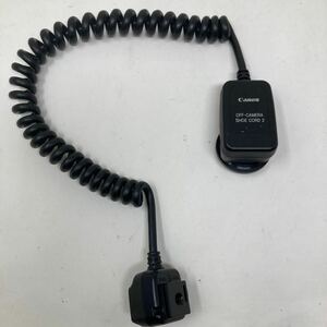 中古 Canon キヤノン OFF-CAMERA SHOE CORD2 オフカメラシューコード2 050415