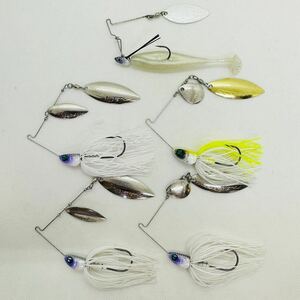 送料無料・美品『ダイワ スティーズ スピナーベイト ジグスピナー SS 5個セット 3/8oz 1/2oz』DAIWA STEEZ SPINNER BAIT JIG SPINNER ①