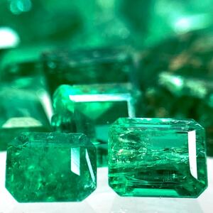 「天然エメラルドおまとめ」a 約25g ルース 裸石 宝石 ジュエリー jewelry emerald beryl ベリル 緑玉 