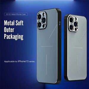 最高級 アルミニウム合金 iPhone ケース シリコン 軽量 カメラレンズ保護 シルバー iPhone 12