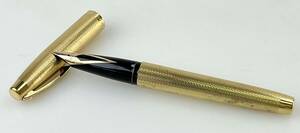 【1円出品】F0533 SHEAFFER シェーファー 万年筆 ペン先 14K 585 ゴールド キャップ式 文房具 筆記具 筆記未確認