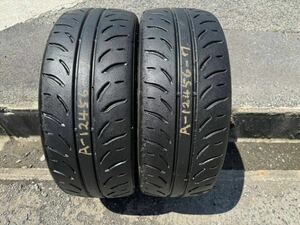 バリ溝ダンロップ DIREZZA ZⅢ 215/45R17 22年製　2本 86 BRZ プリウス レガシー ハイグリップ ドリフト ポテンザ ブリヂストン 2