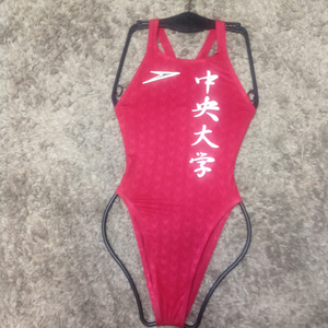 超絶レア 非売品 SPEEDO 中◯大学 公式戦選手専用超ハイレグ競泳水着 Sサイズ used超美品