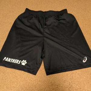 【非売品】立命館大学アメフト部PANTHERS 選手支給 ハーフパンツ XO