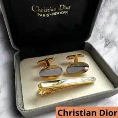Christian Dior ディオール ネクタイピン カフス　セット　箱付き