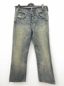 【セブンフォーオールマンカインド 7 For All Mankind】 ダメージ加工 スラウチデニム 24-7306517(メンズ) 28 インディゴ■5MPA0225