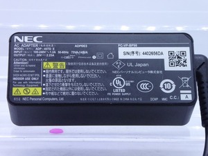 速達発送 保証付き 完動品 純正 NEC ACアダプタ ADP-45TD E 20V 2.25A 四角コネクター 管理No.PCAD-05