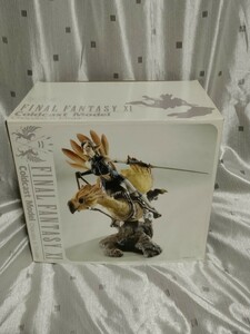  FINAL FANTASY XI Coldcast Model Chokobo&Elvaan ファイナルファンタジー11コールドキャストモデル チョコボ＆エルヴァーン長期保管品