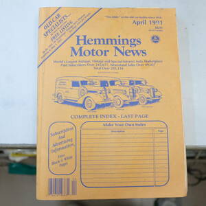 洋雑誌★Hemming Motor News（ヘミングス　モーター　ニュース）1991/4月号★車雑誌・車関連・パーツ