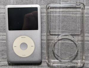 Apple アップル iPod Classic 【120GB SSD 換装済み 動作品】DOCKケーブル、保護ケース 付き