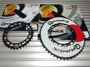 【新品 限定希少品】ROTOR ローター Q-RING 楕円リング JAPAN:日本国旗塗装(アウター 110 50T+インナー 110 34T)