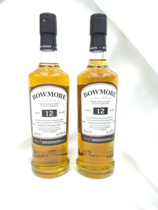 未開栓 BOWMORE 12年 ボウモア ウイスキー 40% 350ml SCOTCH WHISKY 古酒 ①Lh3.20