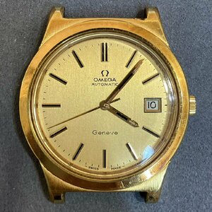 稼働 OMEGA オメガ Geneve ジュネーブ ゴールド デイト cal 1012 腕時計 AT 自動巻 AM ABB3