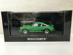 【１円スタート】1/43 ミニチャンプス ポルシェ 911 カレラ RSR2.8 1973 Porsche Carrera RSR 1973 Green 430 736902 MINICHAMPS ZG