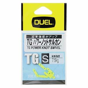 DUEL(デュエル) 磯・小物 TGパワーノットサルカン S IY H2519-IY-インパクトイエロー 磯釣り