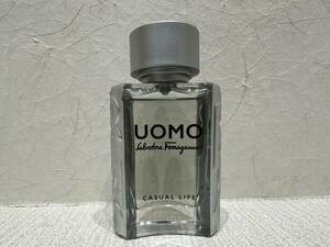 【KIM-1942】【1円スタート】サルヴァトーレ フェラガモ UOMO ウォモ カジュアルライフ オーデトワレ 30ml 残量9割 中古品