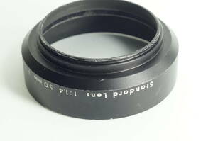 hiC-03★送料無料 良品★ASAHI PENTAX 50mm F1.4 55mm F1.8-2 (49mm径) アサヒ ペンタックス メタルフード