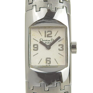 Dior ディオール ディオフィリック D96-100 腕時計 SS シルバー クオーツ アナログ表示 レディース 白文字盤【59010435】中古