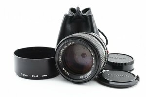 Canon New FD NFD 50mm f/1.2 MFレンズ FDマウント [美品] BS-52レンズフード レンズポーチ付き