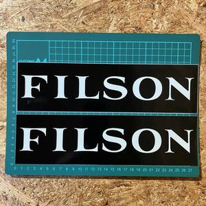 FILSON フィルソン STICKER ステッカー シール 2枚セット .
