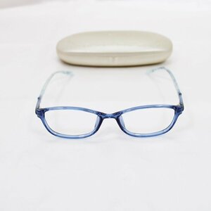 JILLSTUART ジル・スチュアート 眼鏡 メガネフレーム 02-0059 C04 クリアブルー ケース付き 未使用品☆