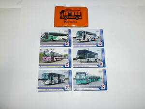 京成バス　トレーディングカード　カード　カード６種類　＋　カードホルダー