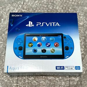 〈極美品・箱説付属・新型〉PS vita PCH -2000ZA23 アクアブルー 本体 PlayStation プレイステーション