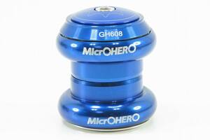 【即納】MicrOHERO OS アヘッドヘッドセット GH-608 1_1/8x34x30 34mm 軽量　アルミ合金　ブルー