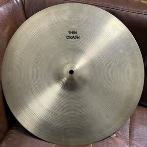 【16インチ/948g】OLD A Zildjian THIN CRASH VINTAGE ジルジャン クラッシュ シンバル ヴィンテージ